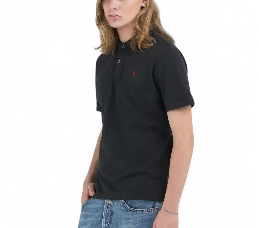Replay Mens Polo (Black)