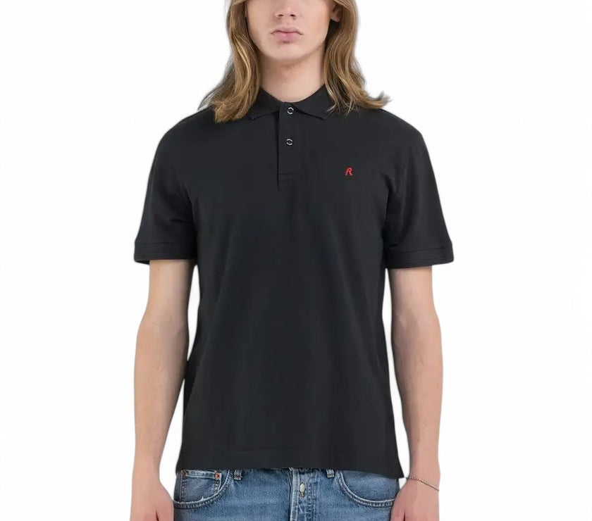 Replay Mens Polo (Black)