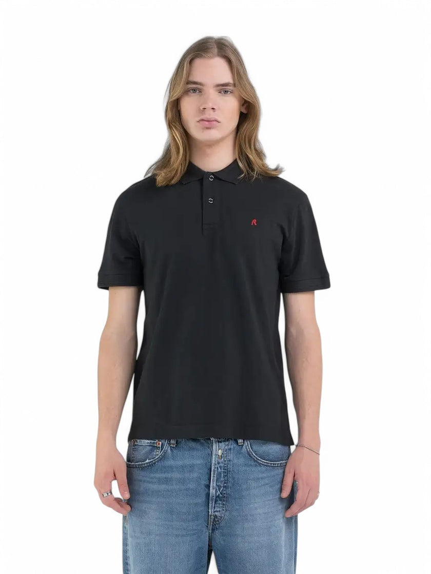 Replay Mens Polo (Black)