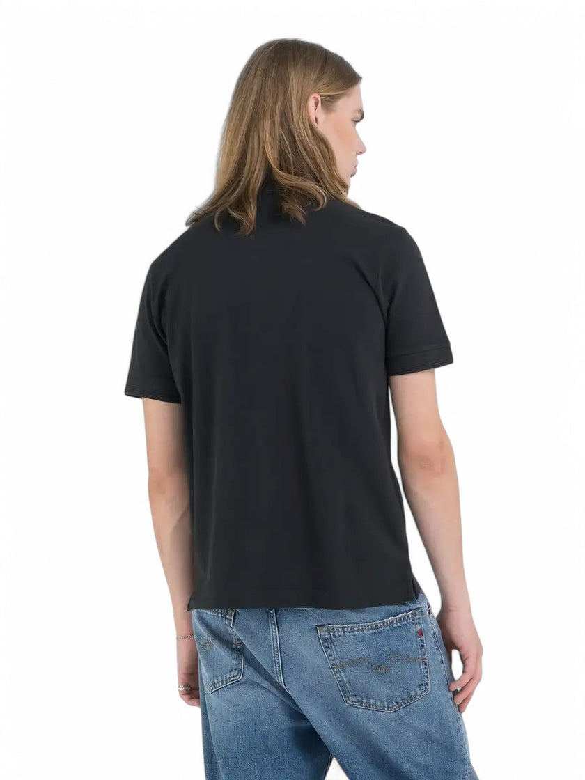 Replay Mens Polo (Black)