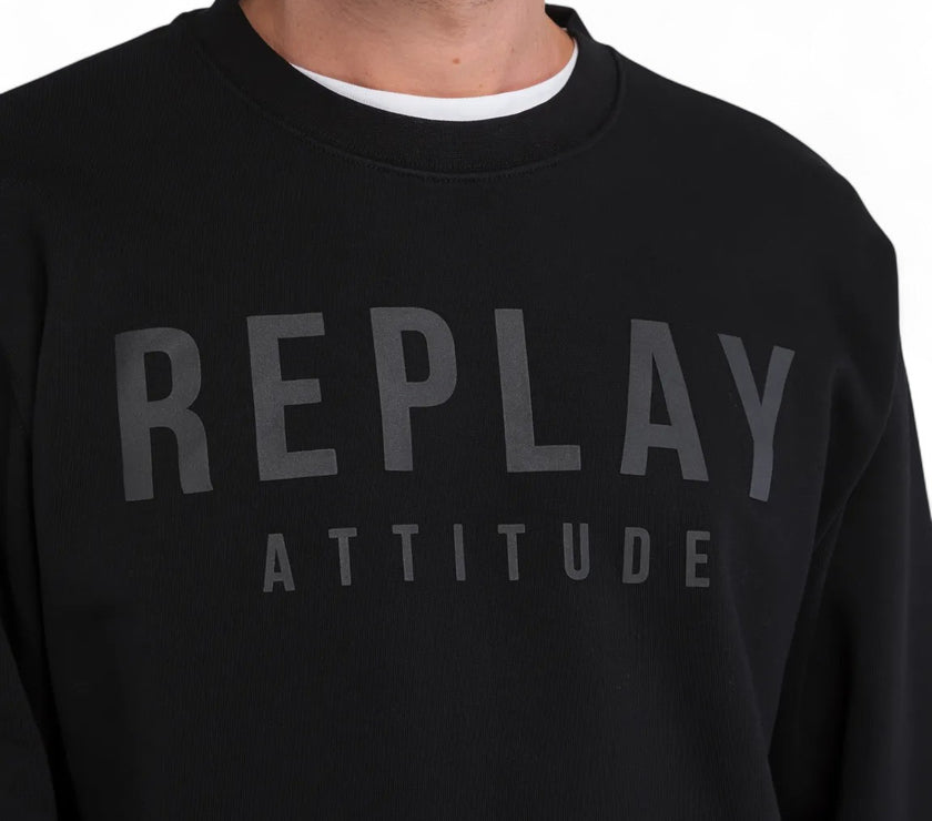 Replay Mens Black Sweater