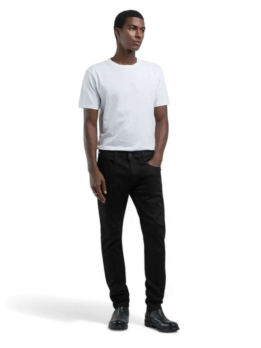 Replay Mens  Hyperflex Black Jeans