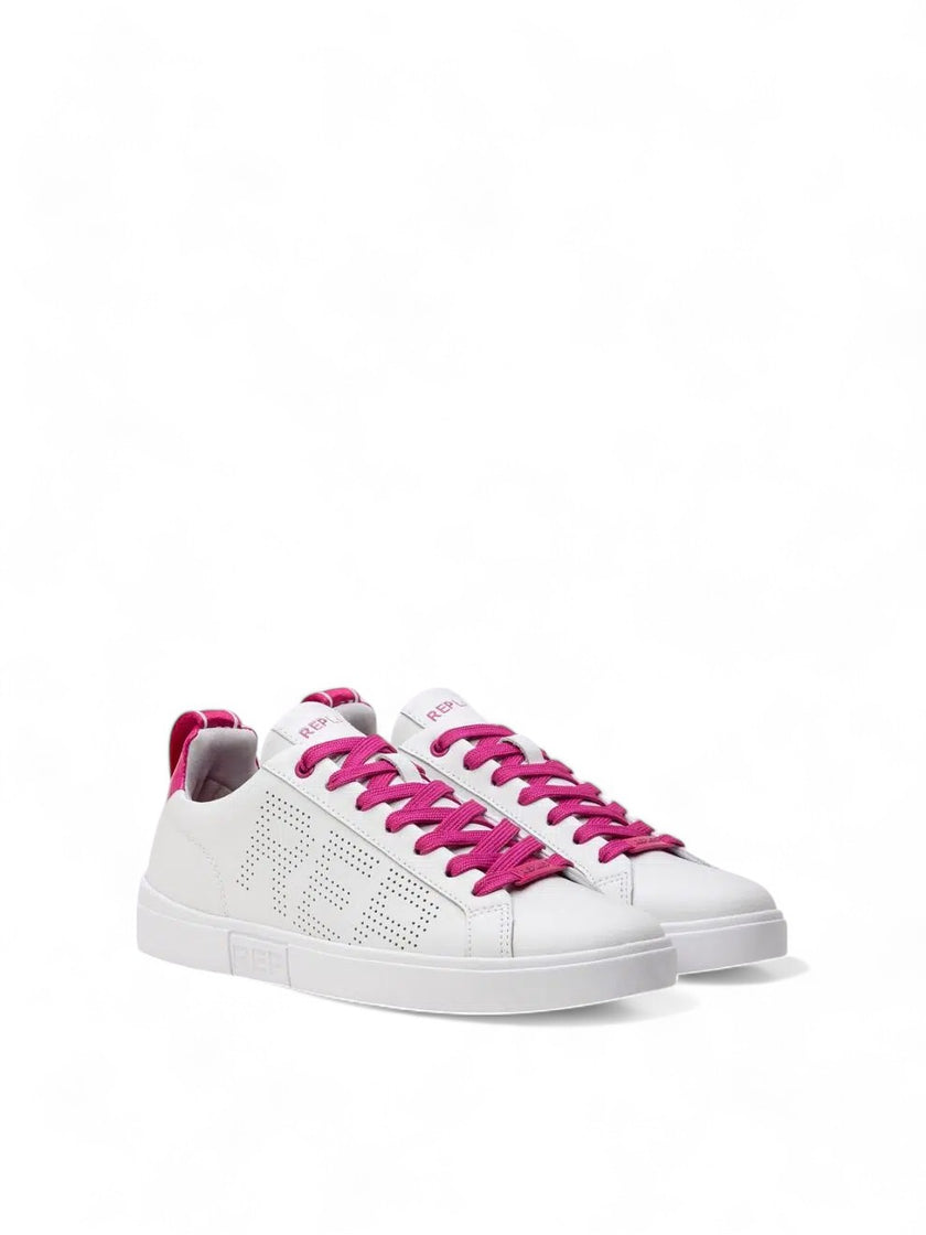 Polys W Blink Leather Sneakers with shiny details