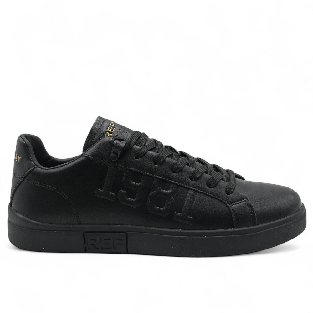 Replay Mens Polys M 1981 Black Black