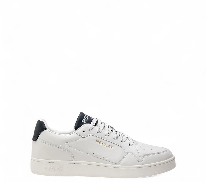 Replay Mens Smash Choice Leather Sneakers