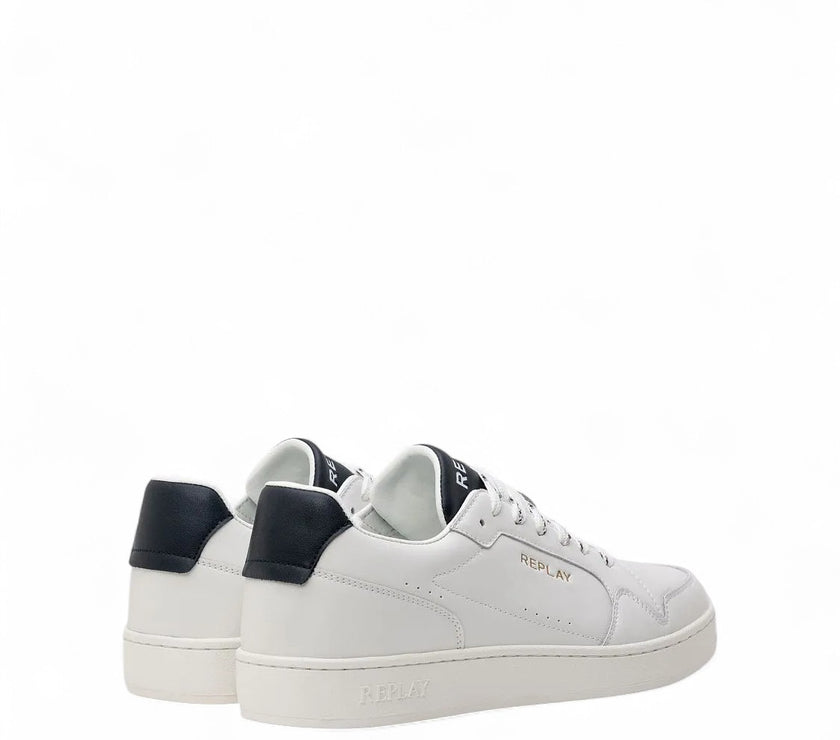 Replay Mens Smash Choice Leather Sneakers
