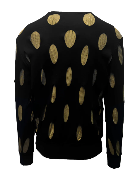 Vialli Kentop Sweatshirt (Black/Gold)