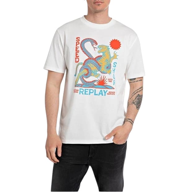 Replay Men's Tiger Snake T-shirt