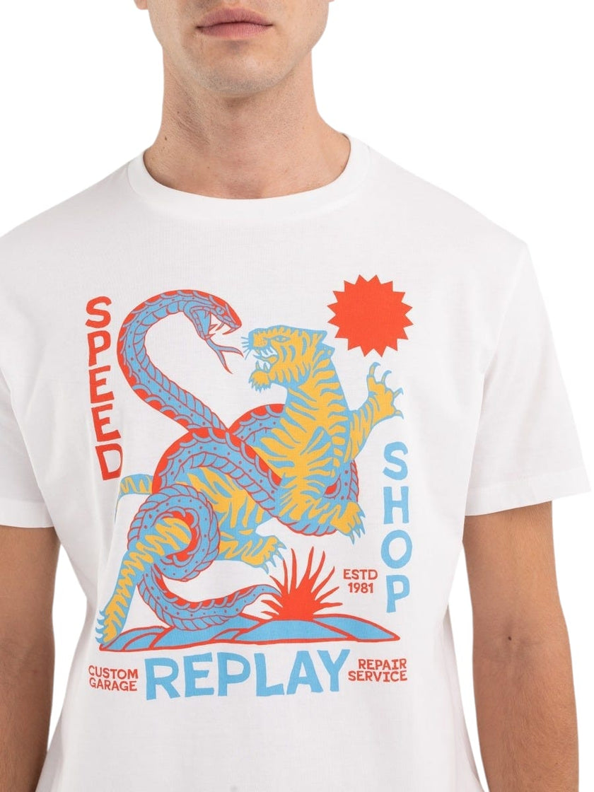 Replay Men's Tiger Snake T-shirt