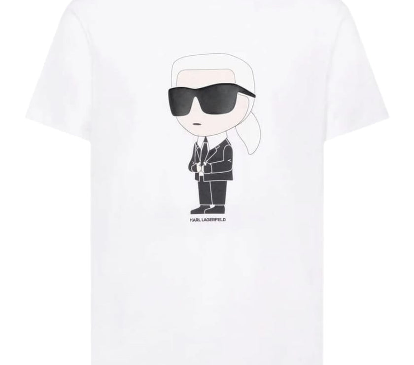 Karl Lagerfeld White Ikonik T-shirt