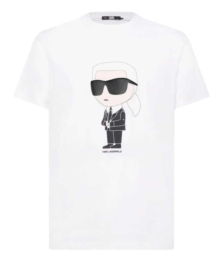 Karl Lagerfeld White Ikonik T-shirt