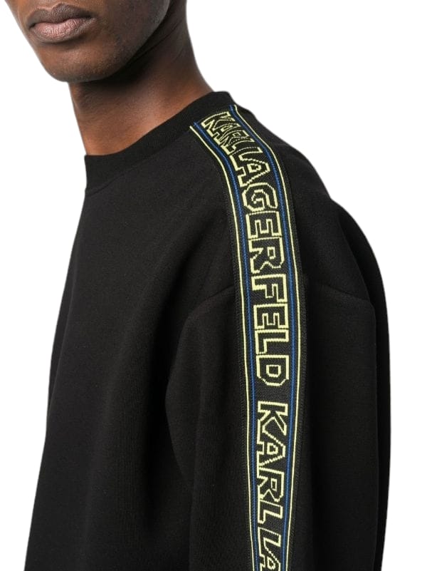 Karl Lagerfeld Men's Logo Tape Sweatshirt