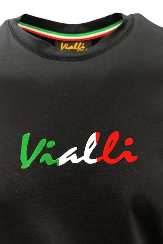 Vialli Mens Black Candy T-shirt