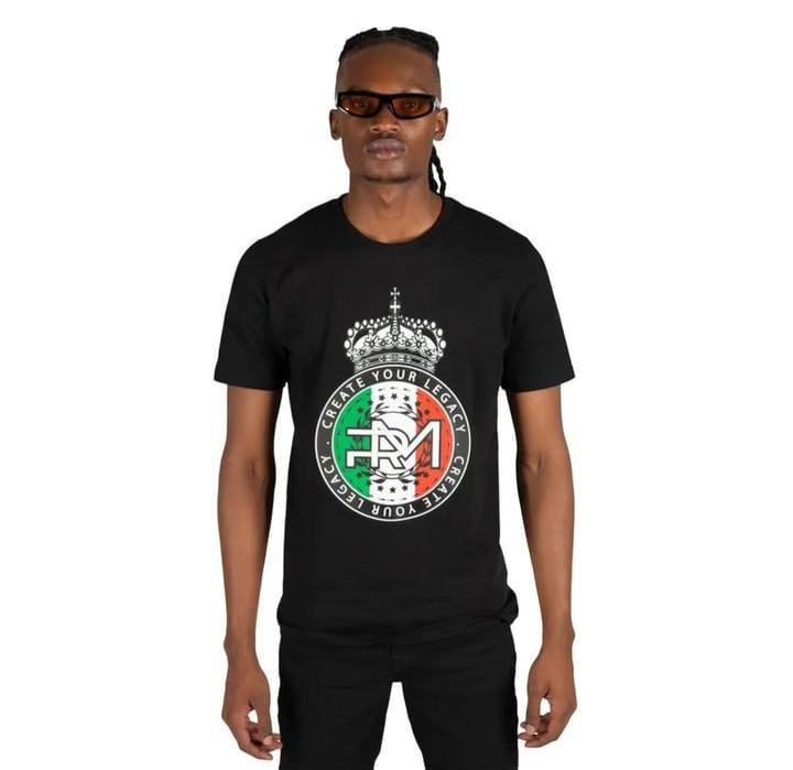 Rossimoda Mens Black T-shirt