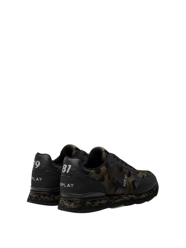 Replay Men's Arthur Camo Sneaker