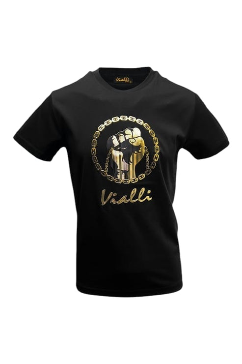 Vialli Black Ilowe T-shirt