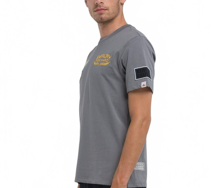 Replay Mens Grey Rider T-shirt