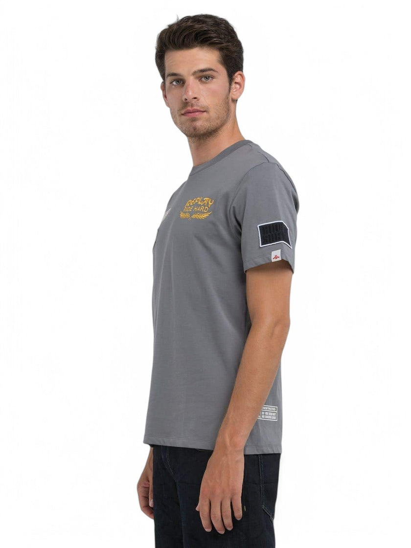 Replay Mens Grey Rider T-shirt