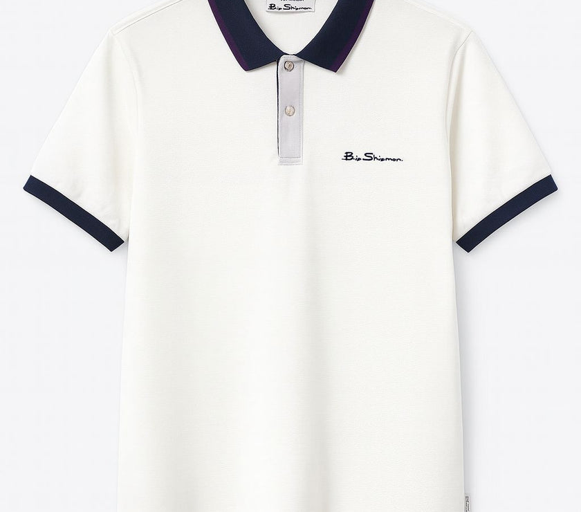 Ben Sherman white golf t-shirt