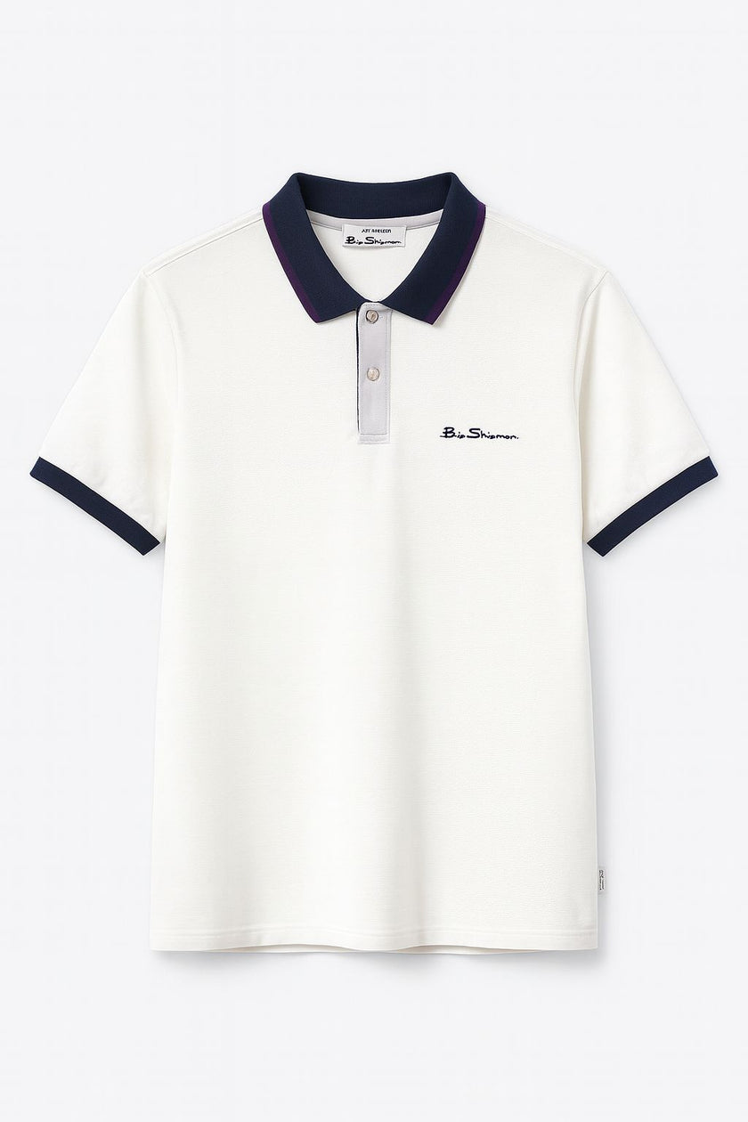 Ben Sherman white golf t-shirt