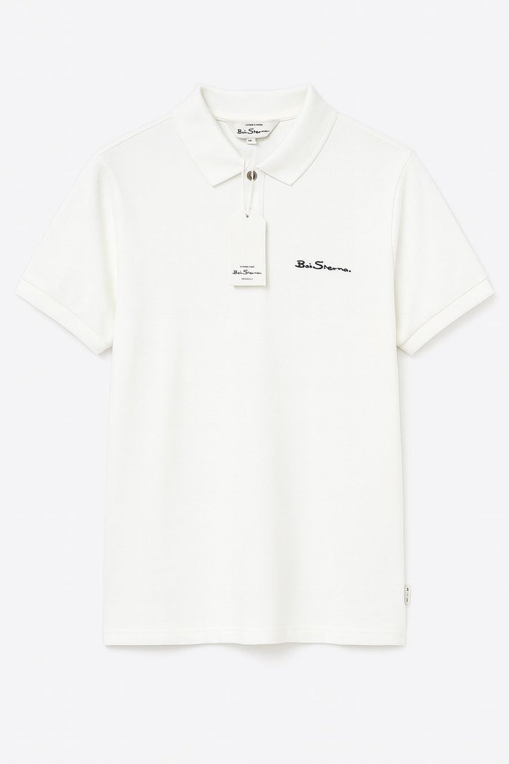 Ben Sherman All White Golf T-Shirt