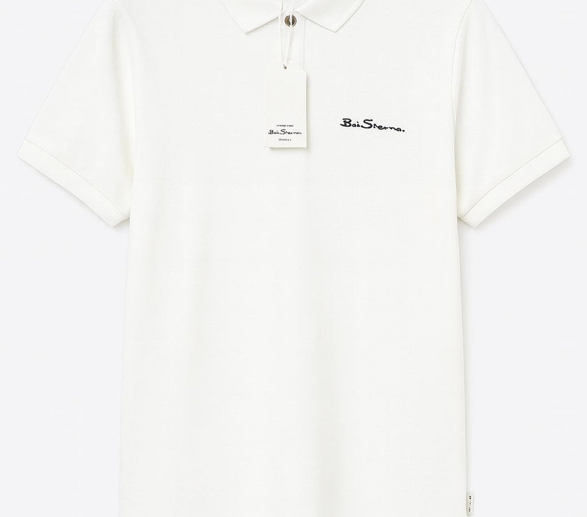 Ben Sherman All White Golf T-Shirt