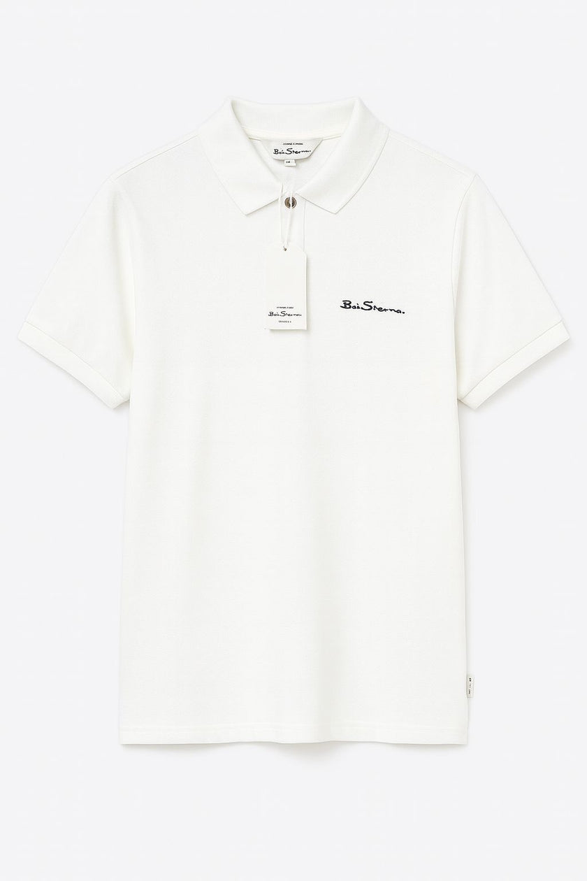 Ben Sherman All White Golf T-Shirt