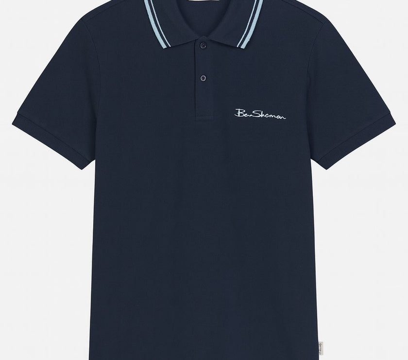 Ben Sherman Navy Golf T-Shirt