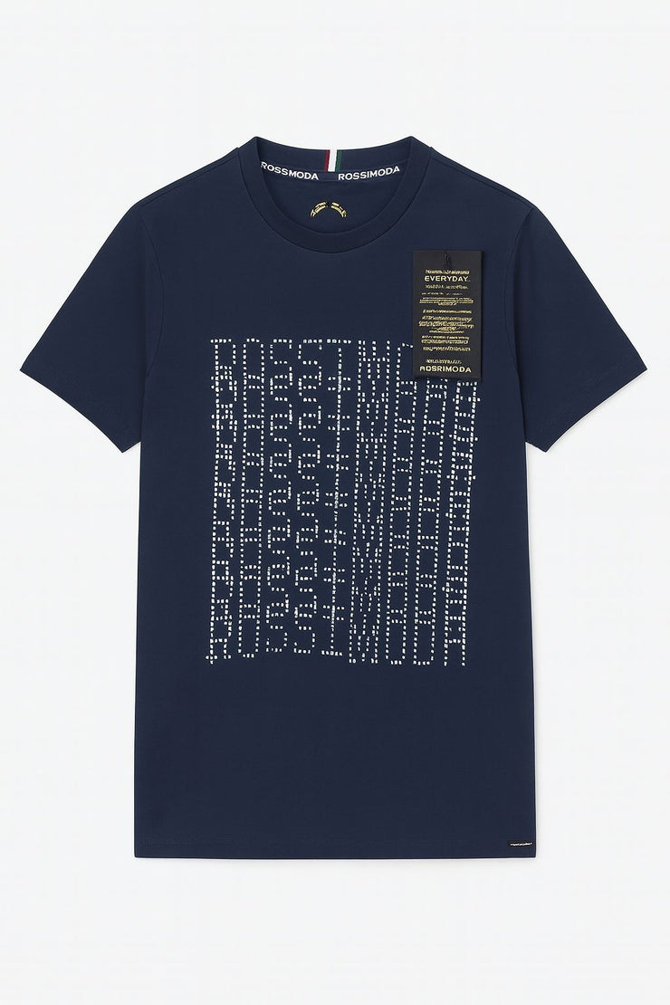 Rossimoda Navy T-Shirt