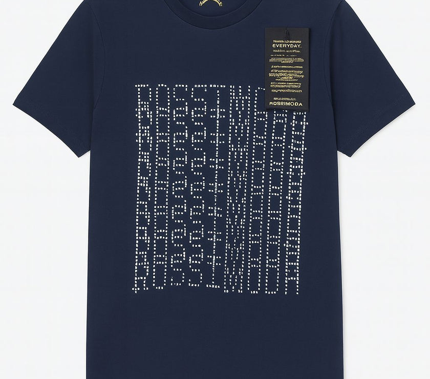 Rossimoda Navy T-Shirt