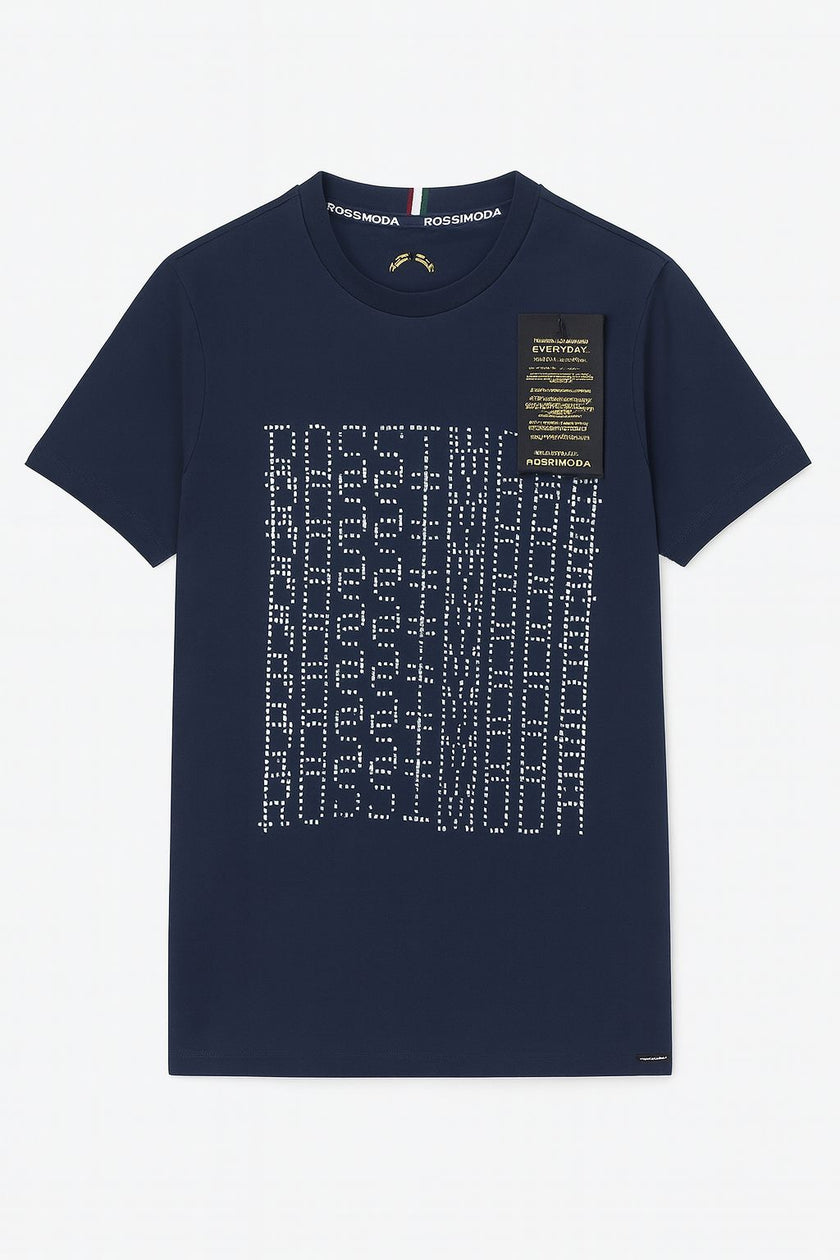 Rossimoda Navy T-Shirt