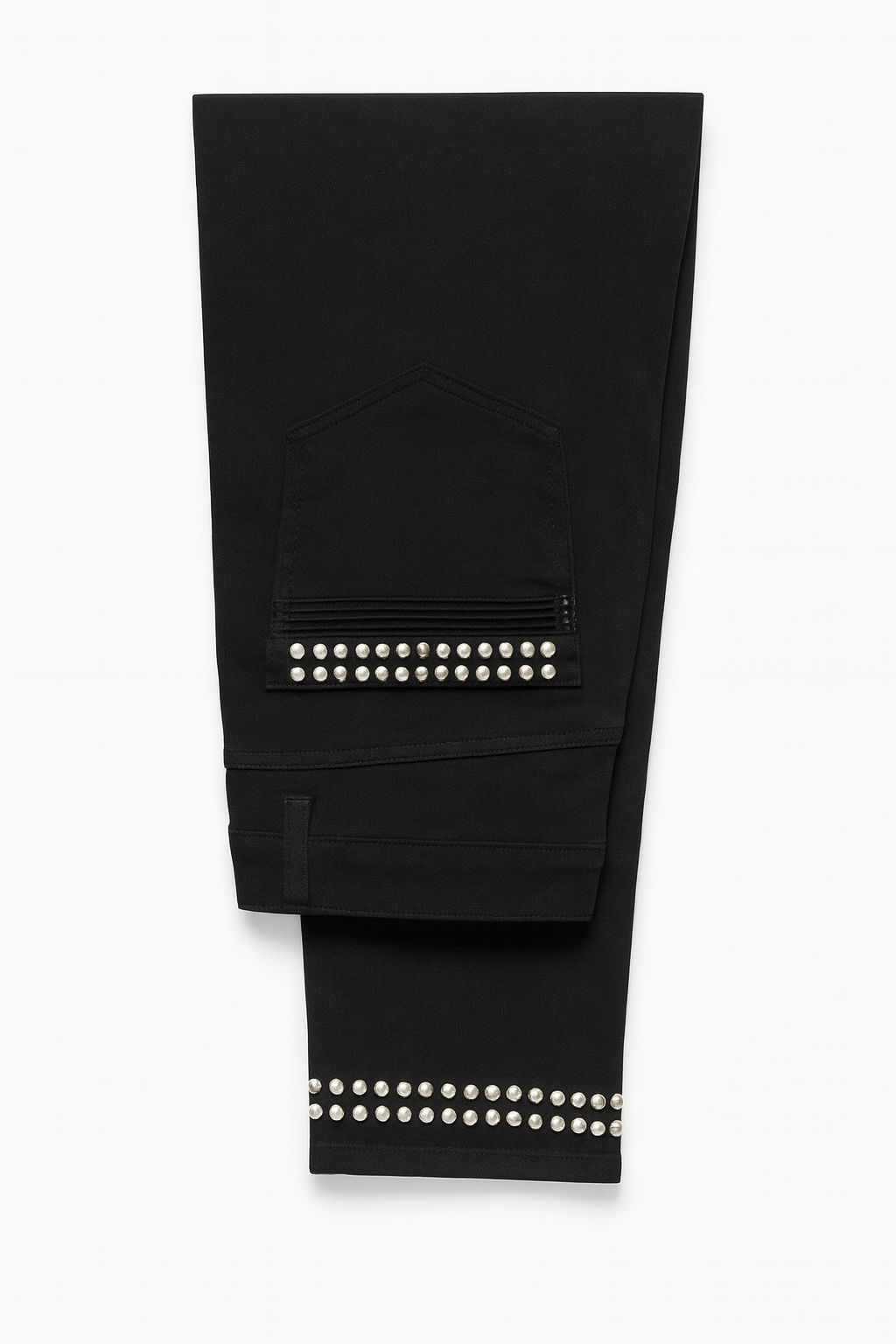 KINGZ Studded Pocket Denim- Black