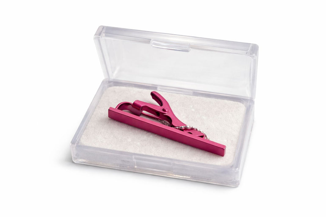 Pink Tie Clip