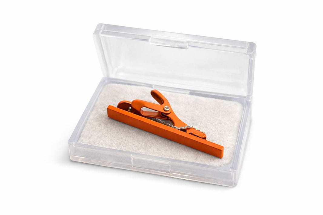 Orange Tie Clip