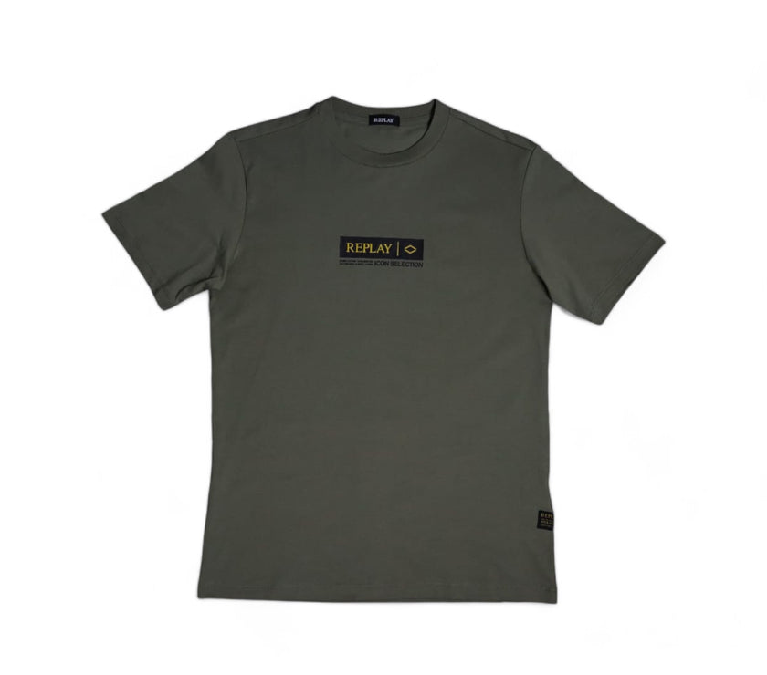 Replay M6755 408 Olive Green T-Shirt