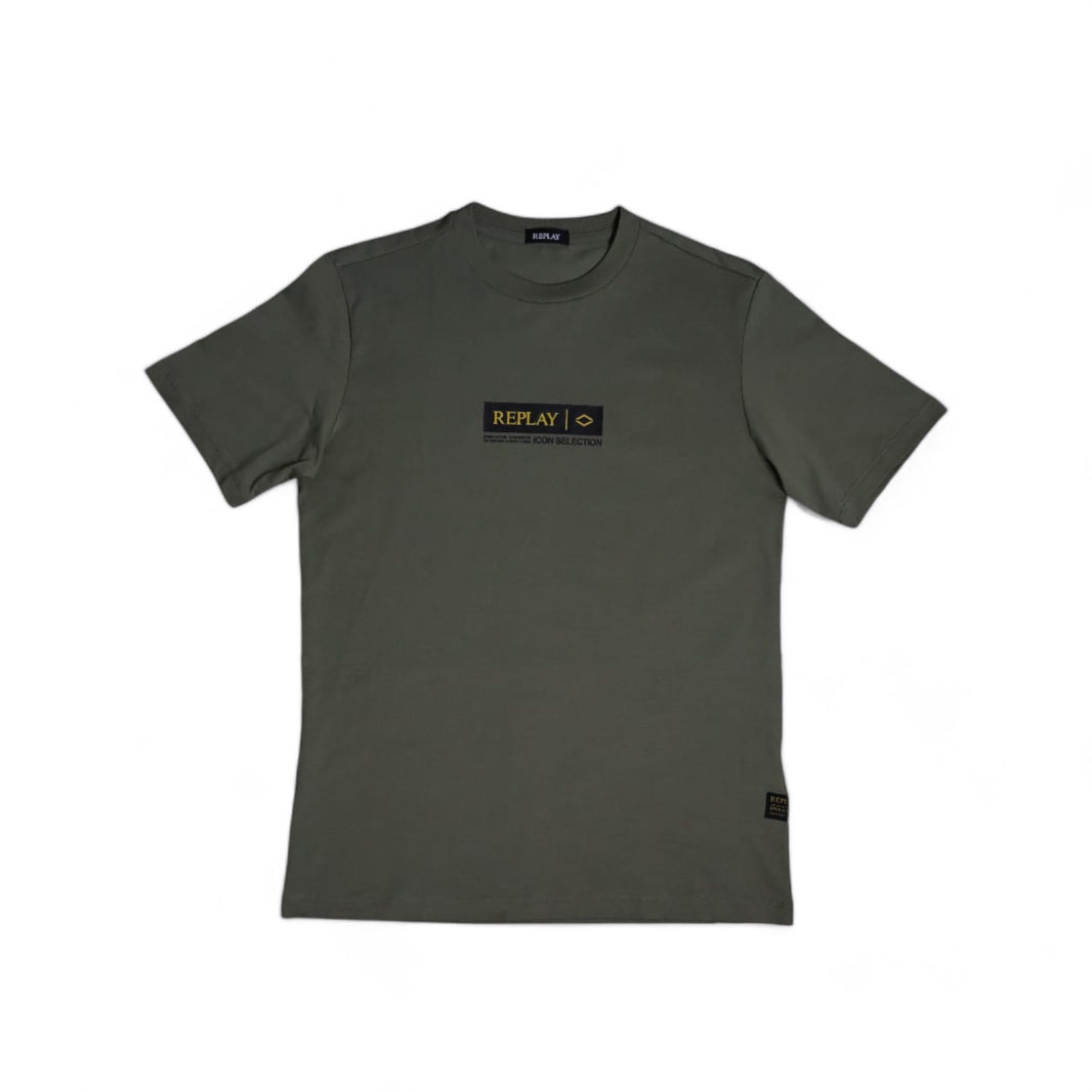 Replay M6755 408 Olive Green T-Shirt