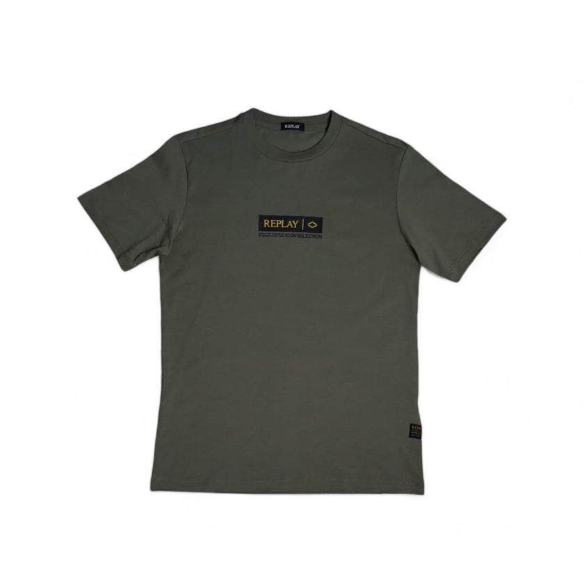 Replay M6755 408 Olive Green T-Shirt