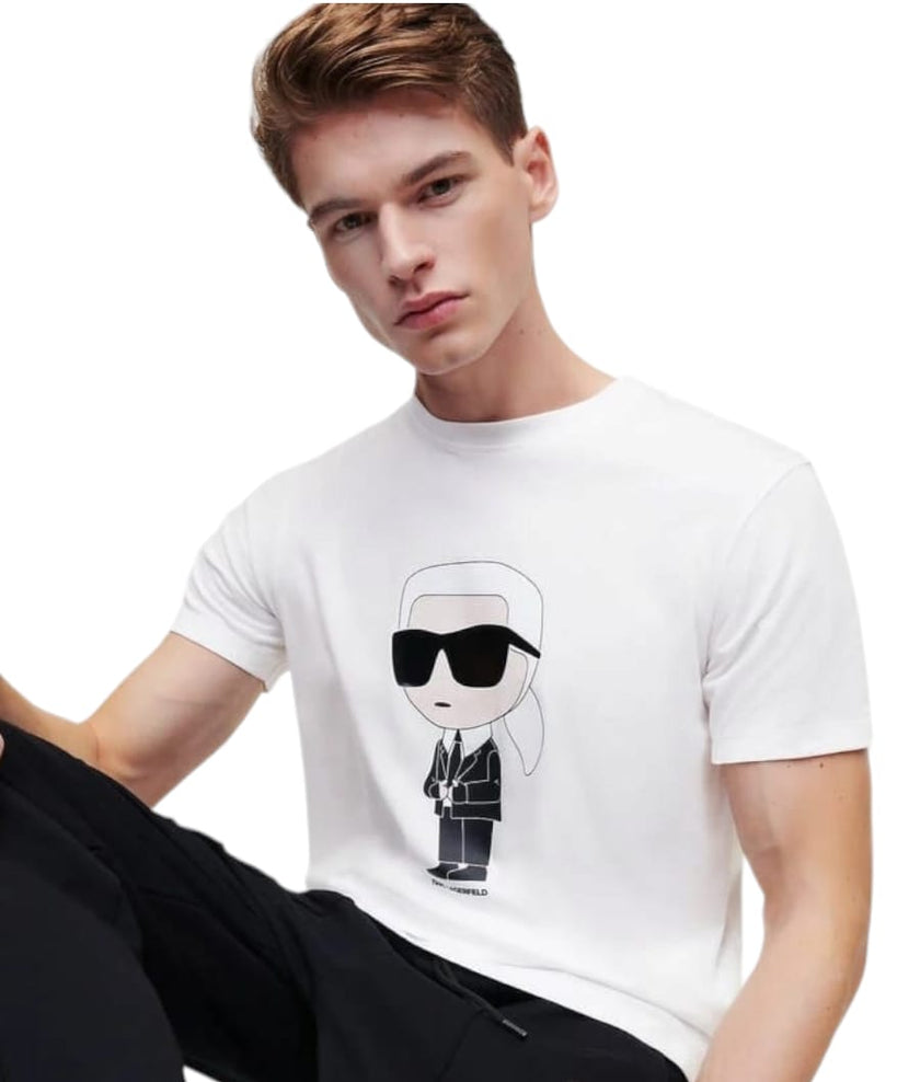 Karl Lagerfeld White Ikonik T-shirt