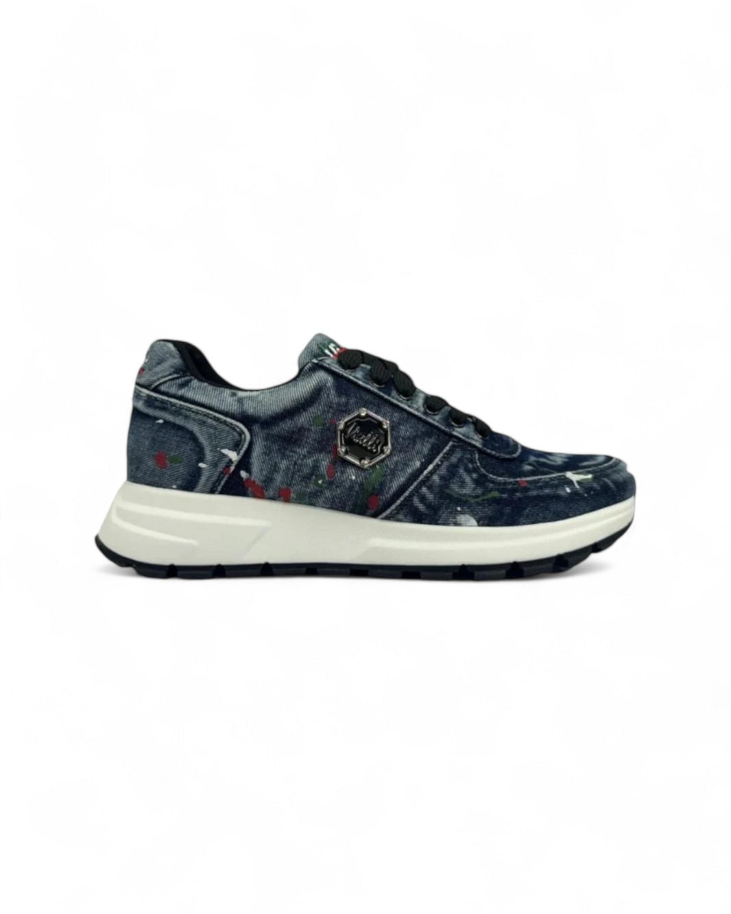 Vialli Mens Denim Paroma Sneaker