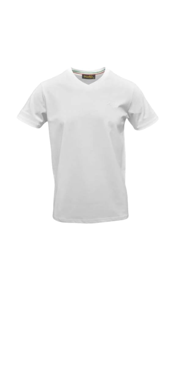 Vialli Mens White Bold T-shirt