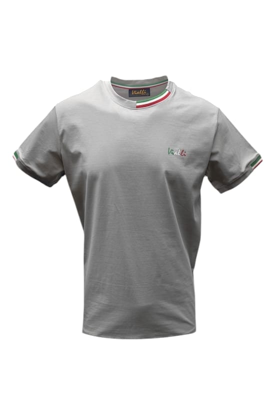 Vialli Men's Grey Candy T-shirt