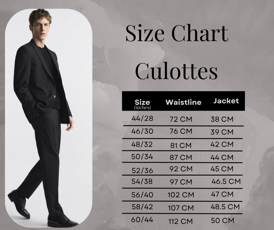 Men's Tailored Black 2PC Suit(Slim Fit)