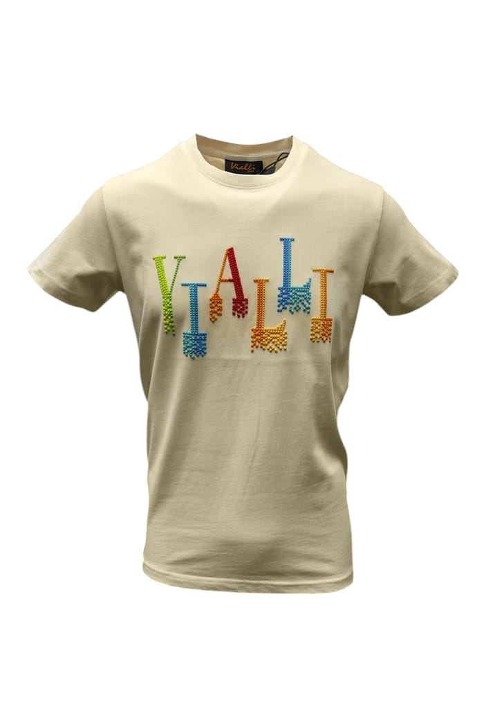 Vialli Cream Jelly T-Shirt