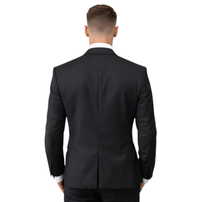 Men’s Slim Fit Black 2-Piece Suit.