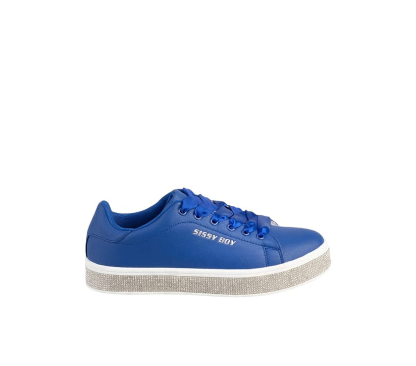 Sissy Boy Duchess Blue Bling Sneaker