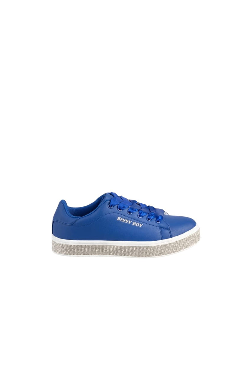 Sissy Boy Duchess Blue Bling Sneaker