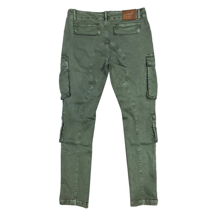 Cutty Vin Cargo Skinny Pants - Fatigue