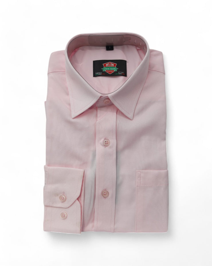 Pink Tailored Men's Formal Shirt