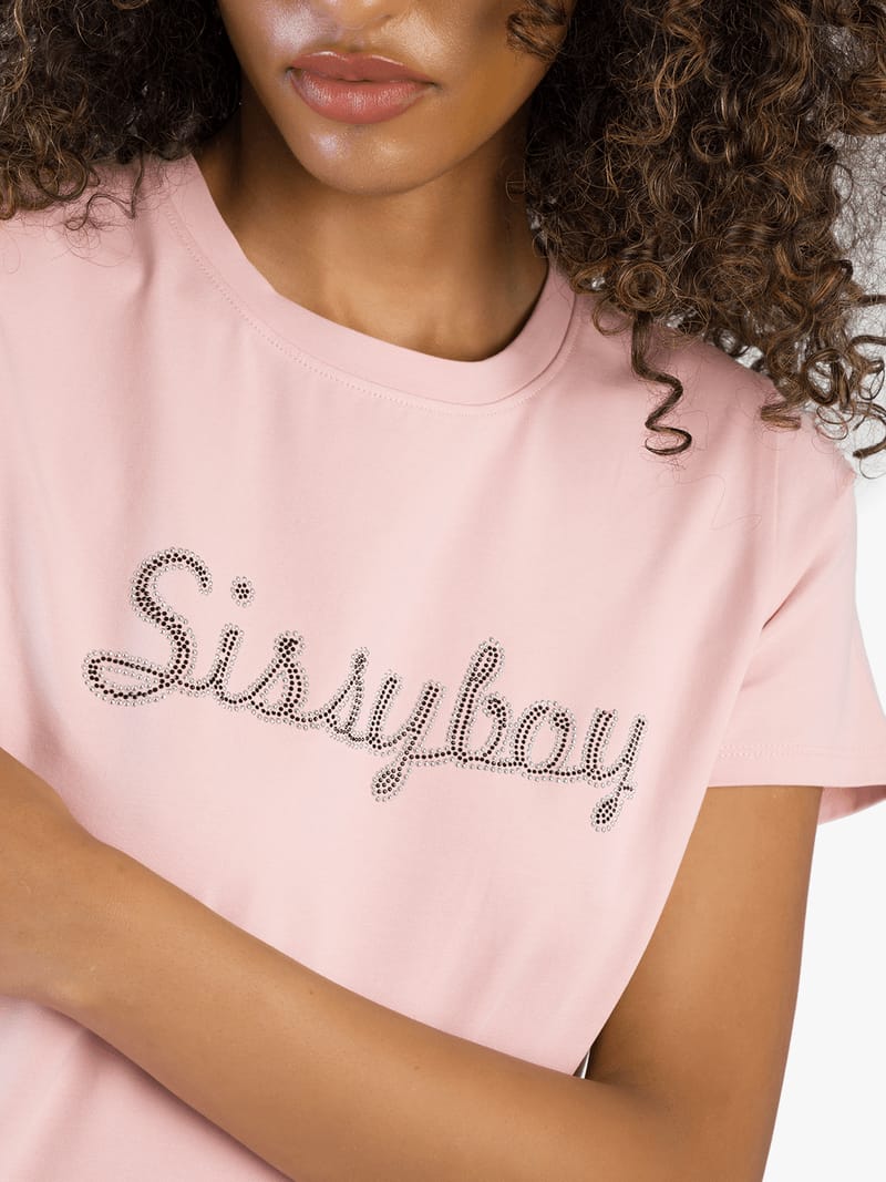 Sissy Boy Own It Pink T-Shirt – Women’s Designer Logo Tee