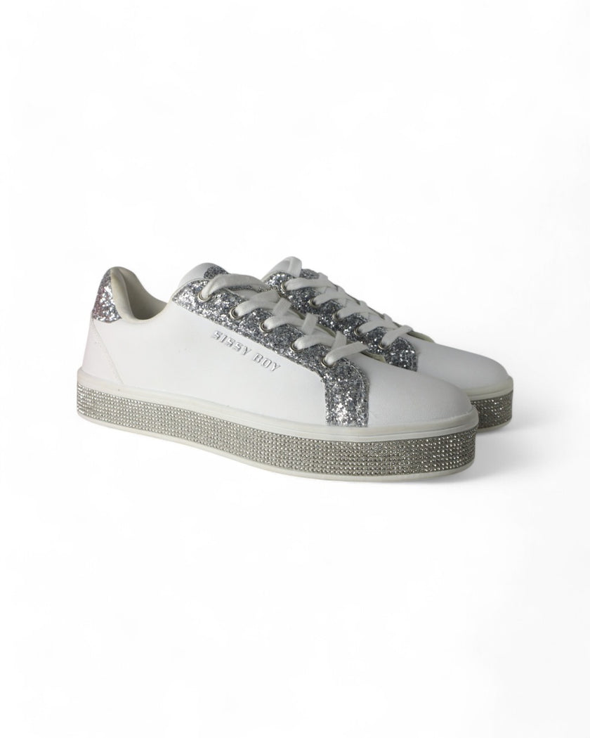 Sissy Boy Glitter Panel Duchess Sneaker